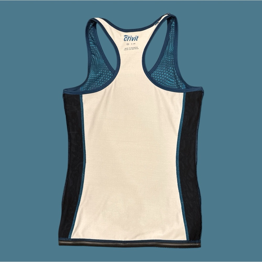 WOMEN'S CRIVIT Turquoise Razorback Tank Size Small - Picture 7 of 8